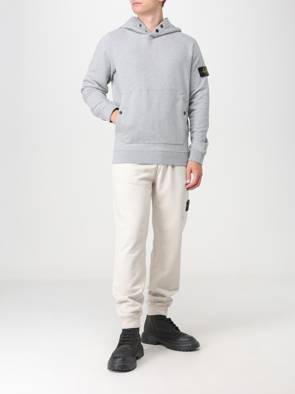 STONE ISLAND SWEATSHIRT: Pull homme Stone Island, Gris - Img 2