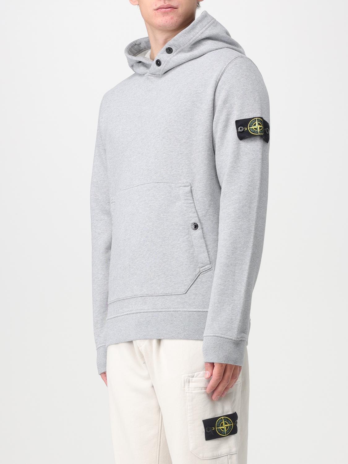 STONE ISLAND SWEATSHIRT: Pull homme Stone Island, Gris - Img 4