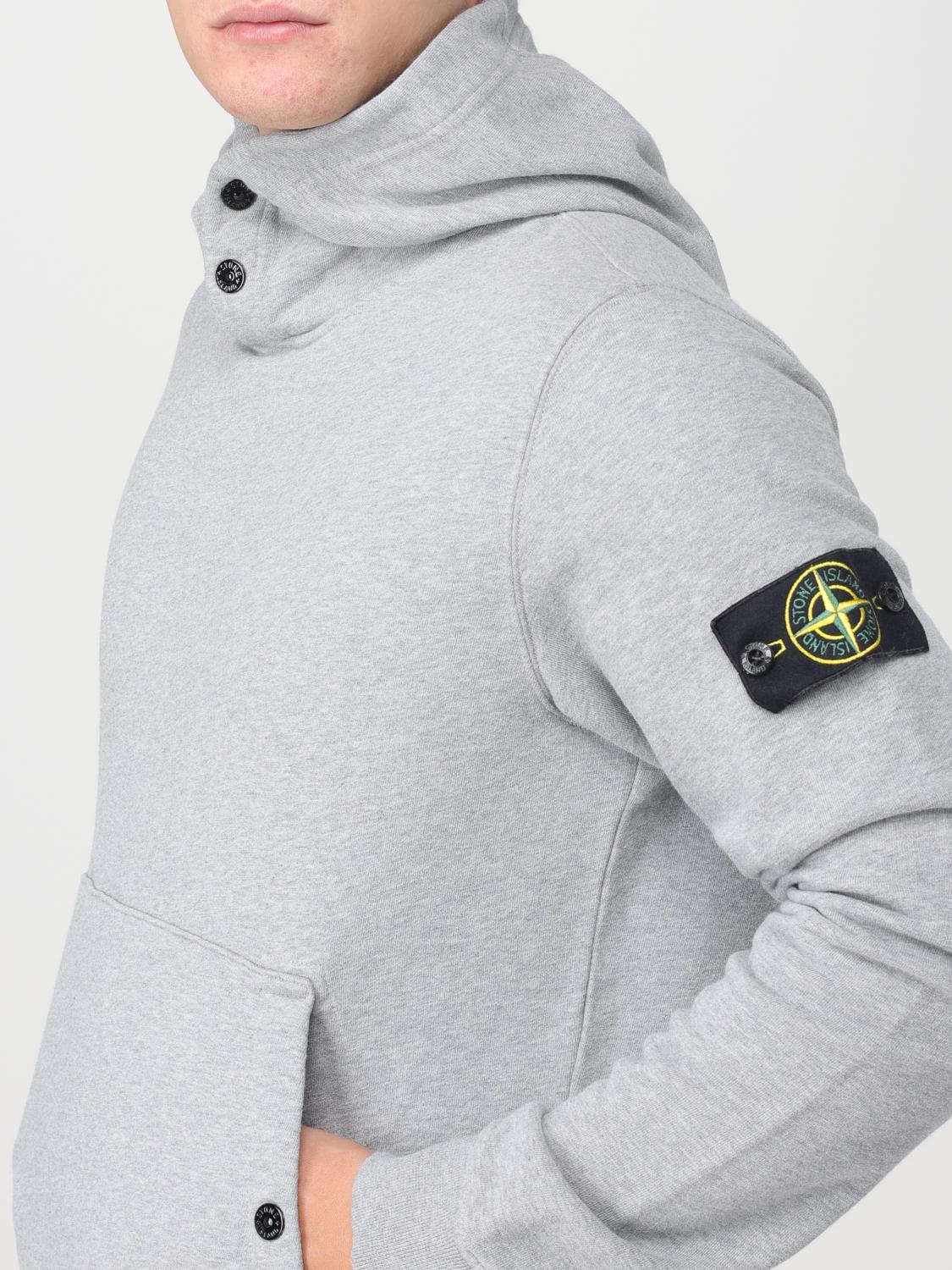 STONE ISLAND SWEATSHIRT: Pull homme Stone Island, Gris - Img 5