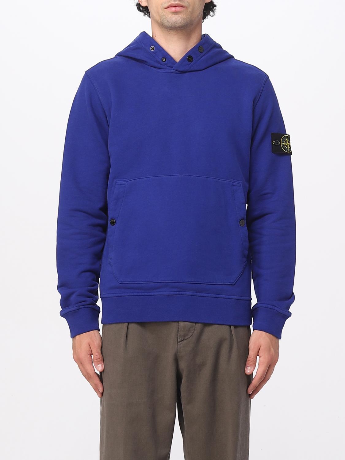 STONE ISLAND SWEATSHIRT: Pull homme Stone Island, Bleu 1 - Img 1