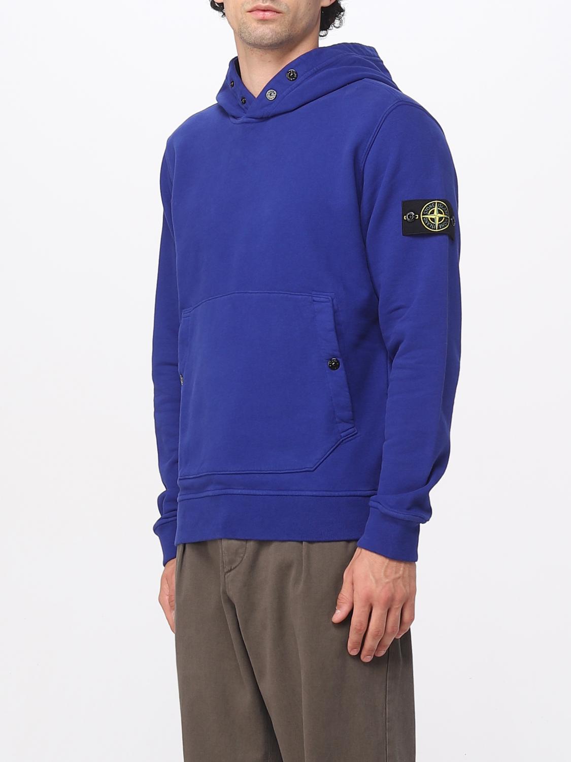 STONE ISLAND SWEATSHIRT: Pull homme Stone Island, Bleu 1 - Img 4
