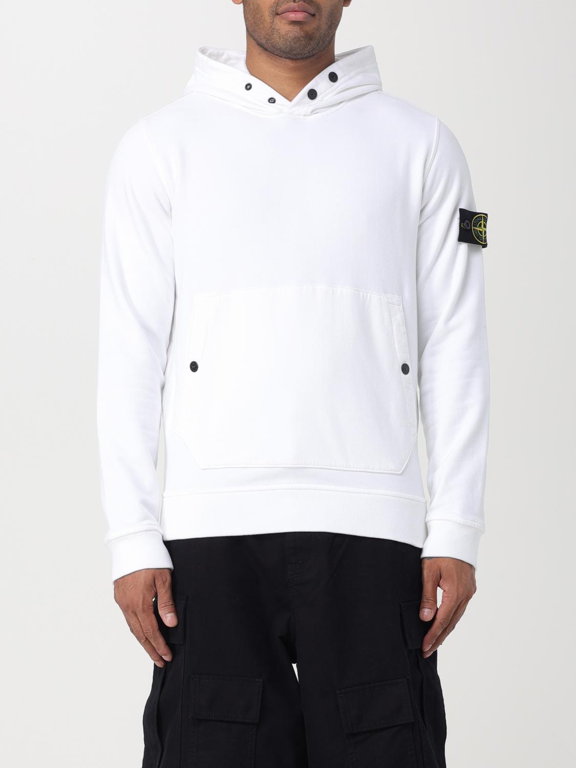 STONE ISLAND SWEATSHIRT: Pull homme Stone Island, Blanc 1 - Img 1