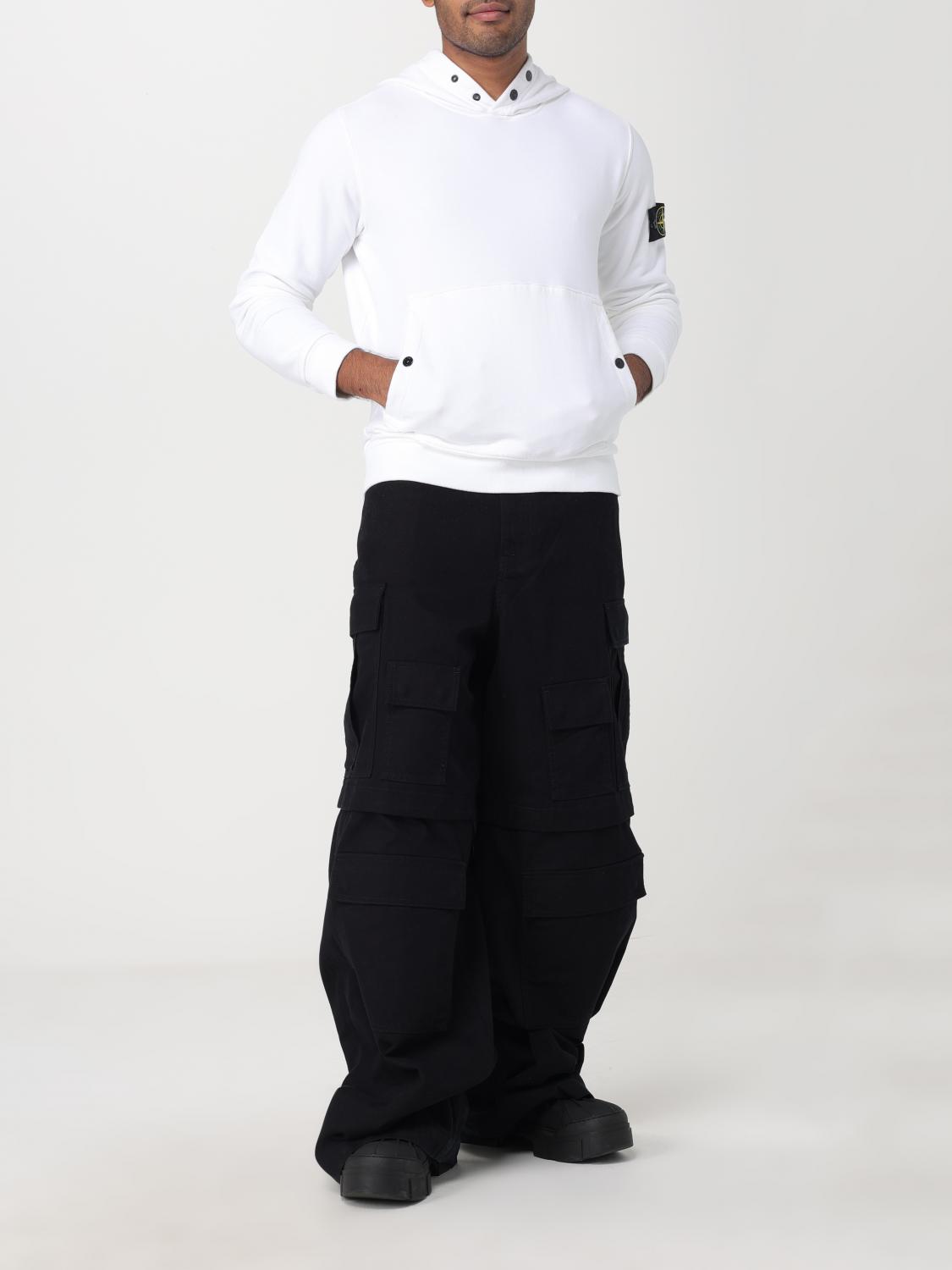 STONE ISLAND SWEATSHIRT: Pull homme Stone Island, Blanc 1 - Img 2