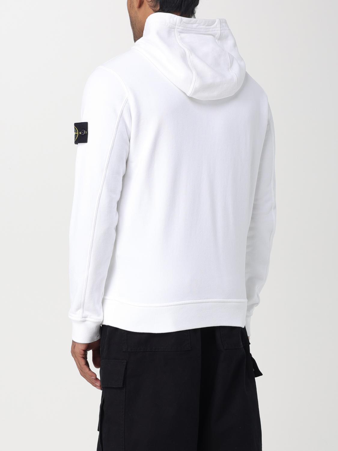 STONE ISLAND SWEATSHIRT: Pull homme Stone Island, Blanc 1 - Img 3