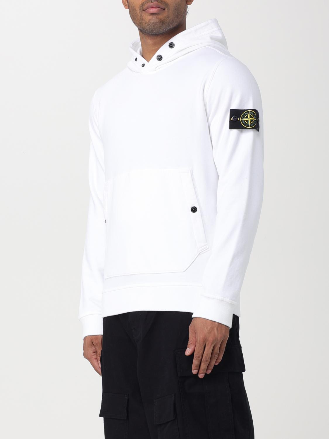 STONE ISLAND SWEATSHIRT: Pull homme Stone Island, Blanc 1 - Img 4