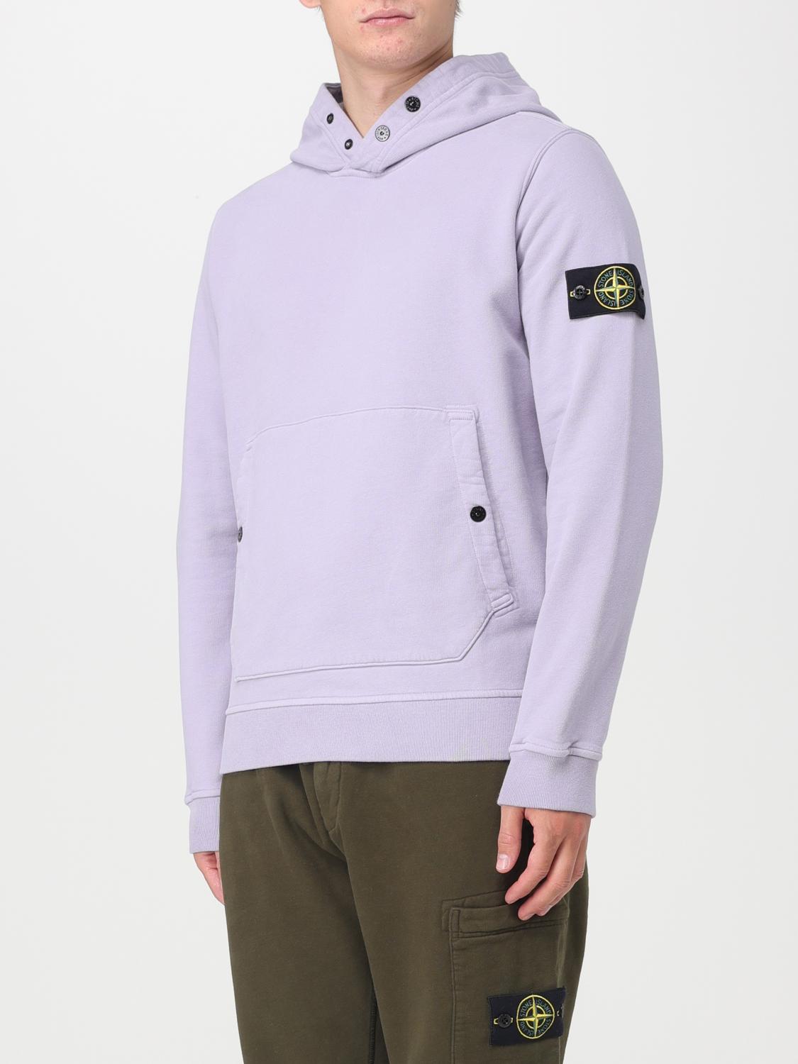 STONE ISLAND SWEATSHIRT: Pullover herren Stone Island, Lavendel - Img 4