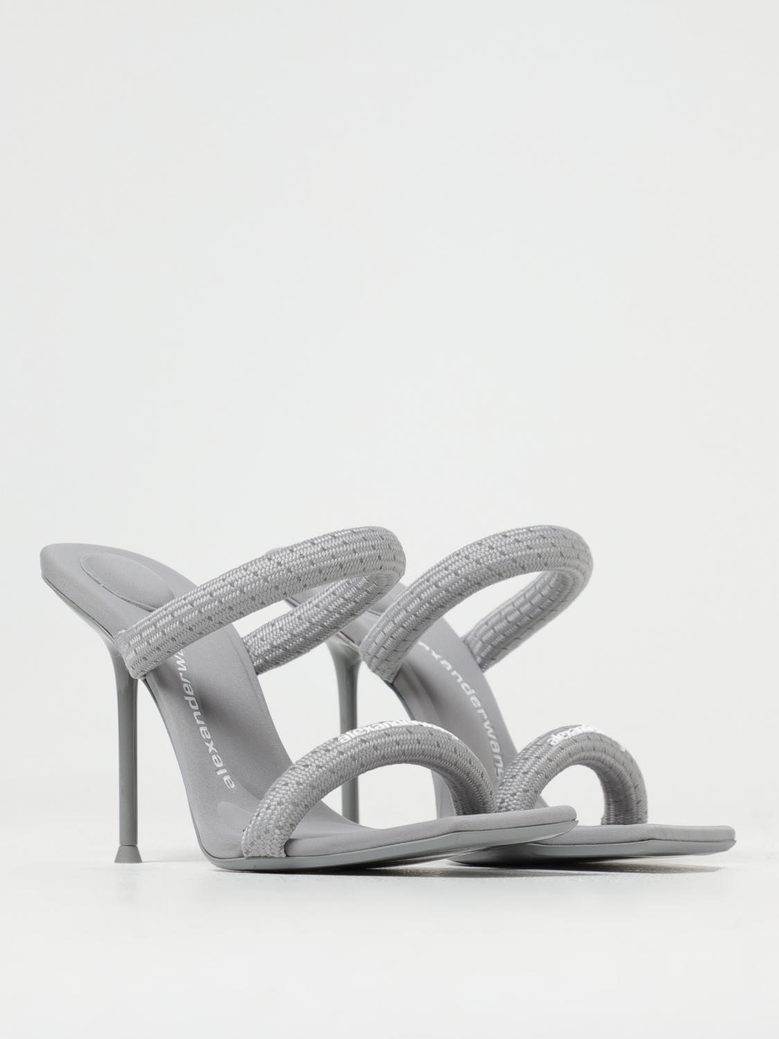 ALEXANDER WANG SANDALEN MIT ABSATZ: Sandalen mit absatz damen Alexander Wang, Grau - Img 2