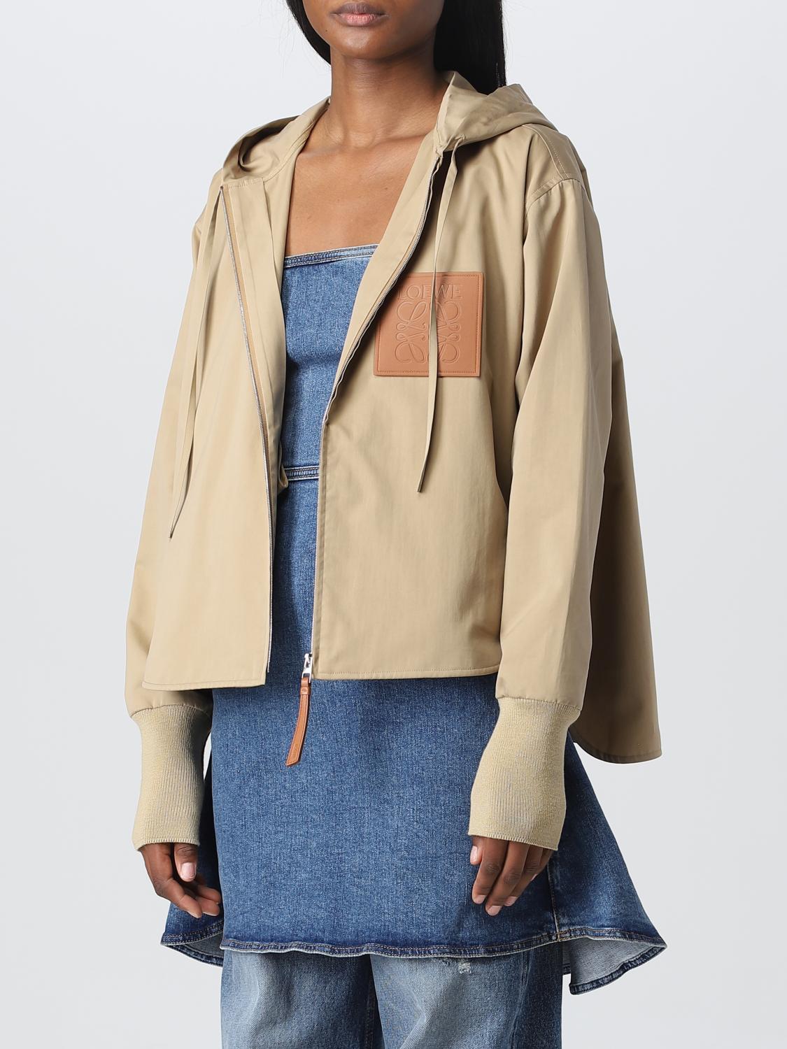 LOEWE: Blazer woman - Beige | Loewe jacket S359Y02XA7 online at