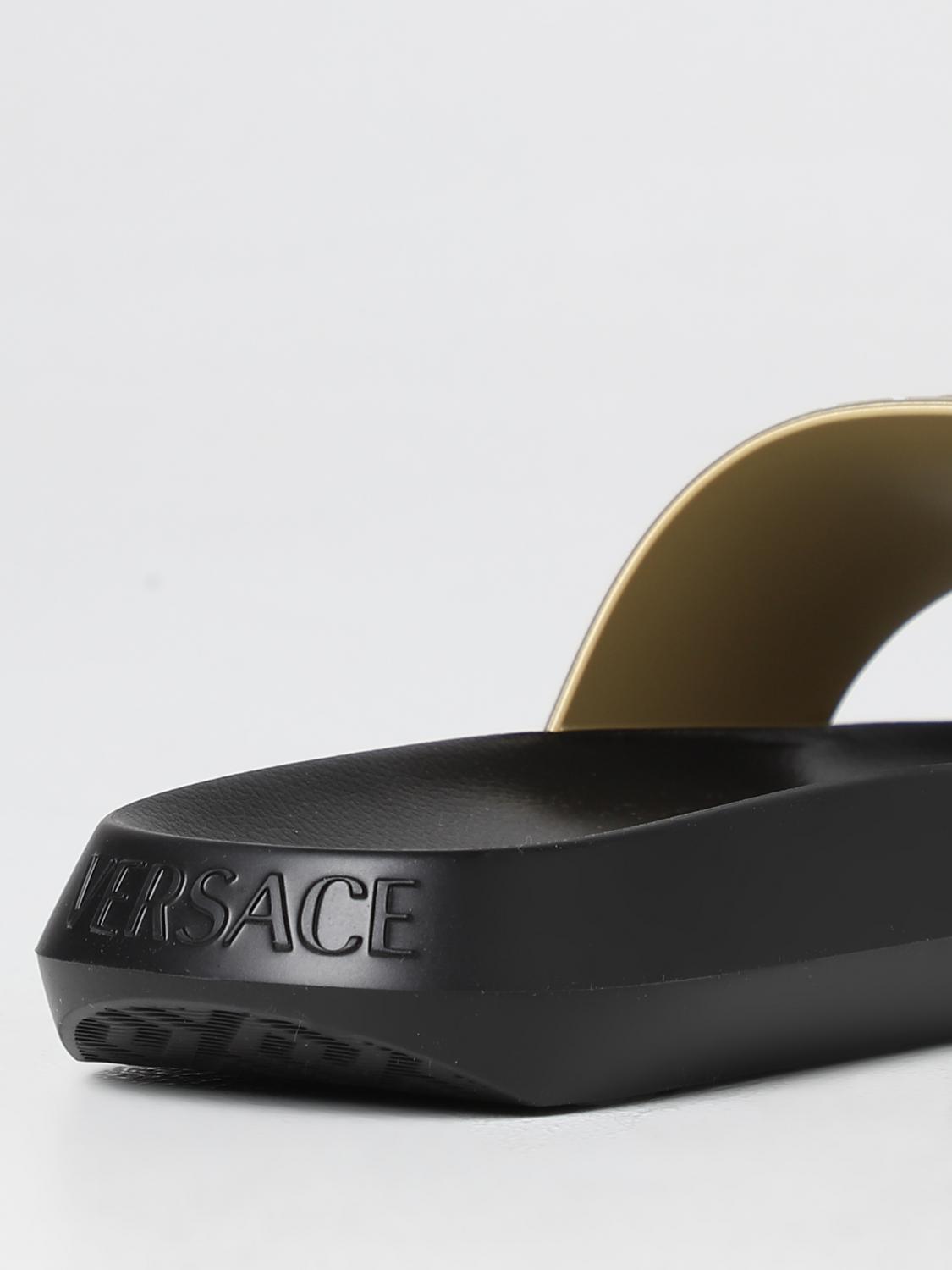 VERSACE SANDALS: Sandals men Versace, Gold - Img 3