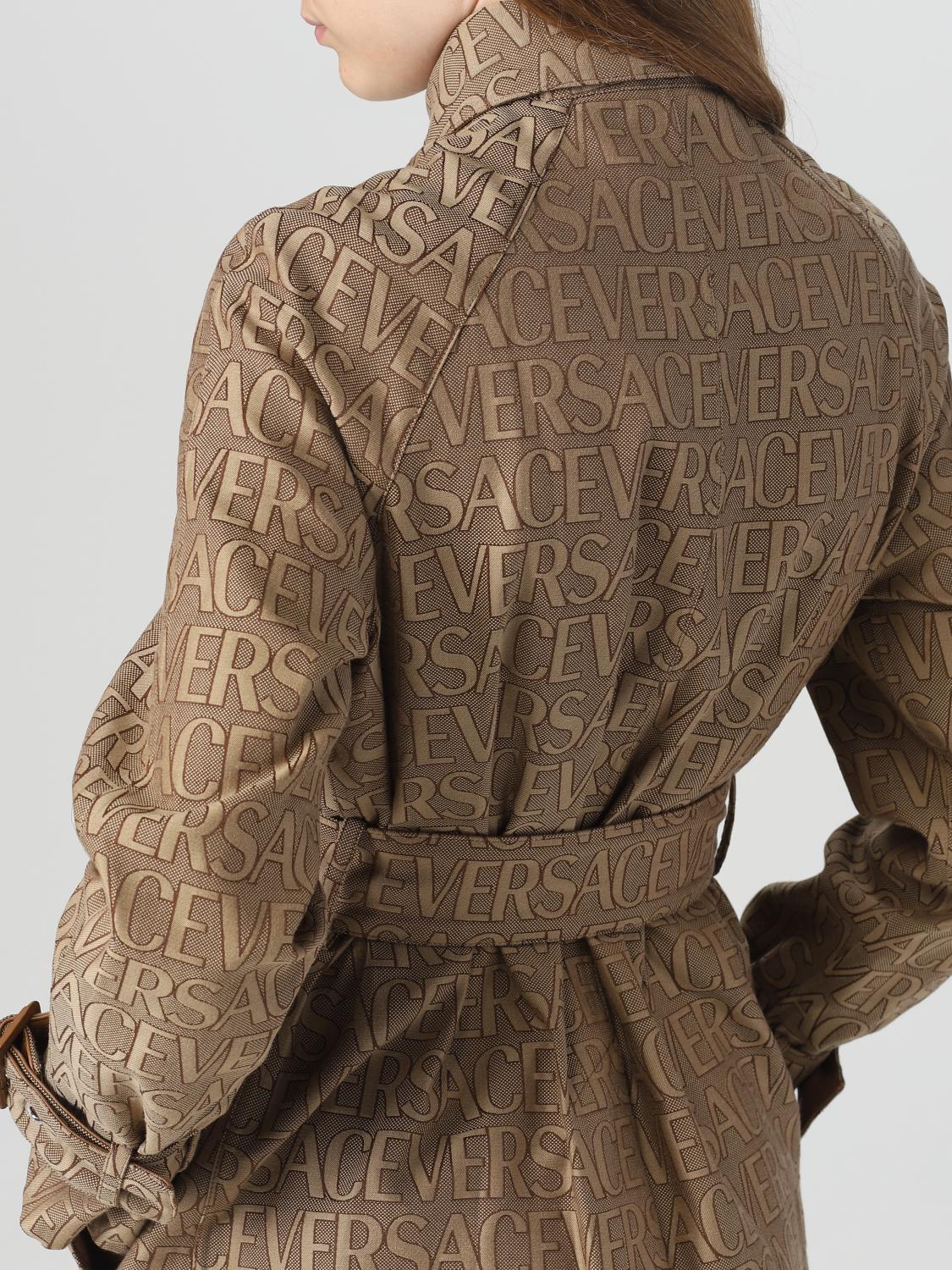 トレンチコート VERSACE TRENCH COAT (10108831A03315 2N740) VERSACE(ヴェルサーチェ) トレンチコート(レディース) - 海外