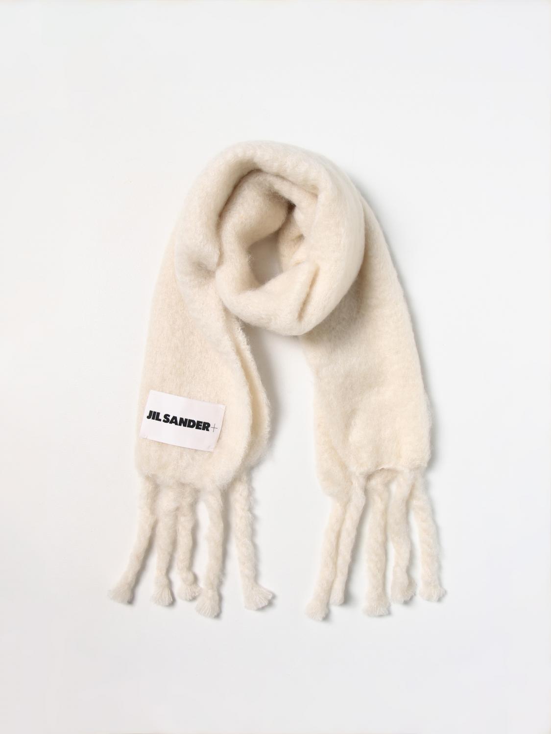 JIL SANDER: Scarf woman - White | Jil Sander scarf