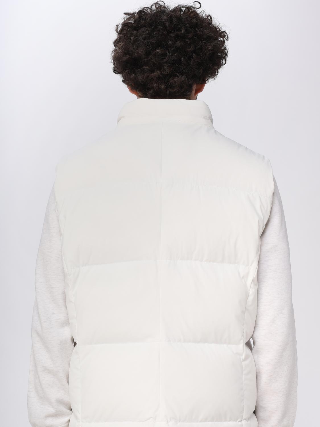 BRUNELLO CUCINELLI 西装马甲: 外套 男士 Brunello Cucinelli, 白色 - Img 5