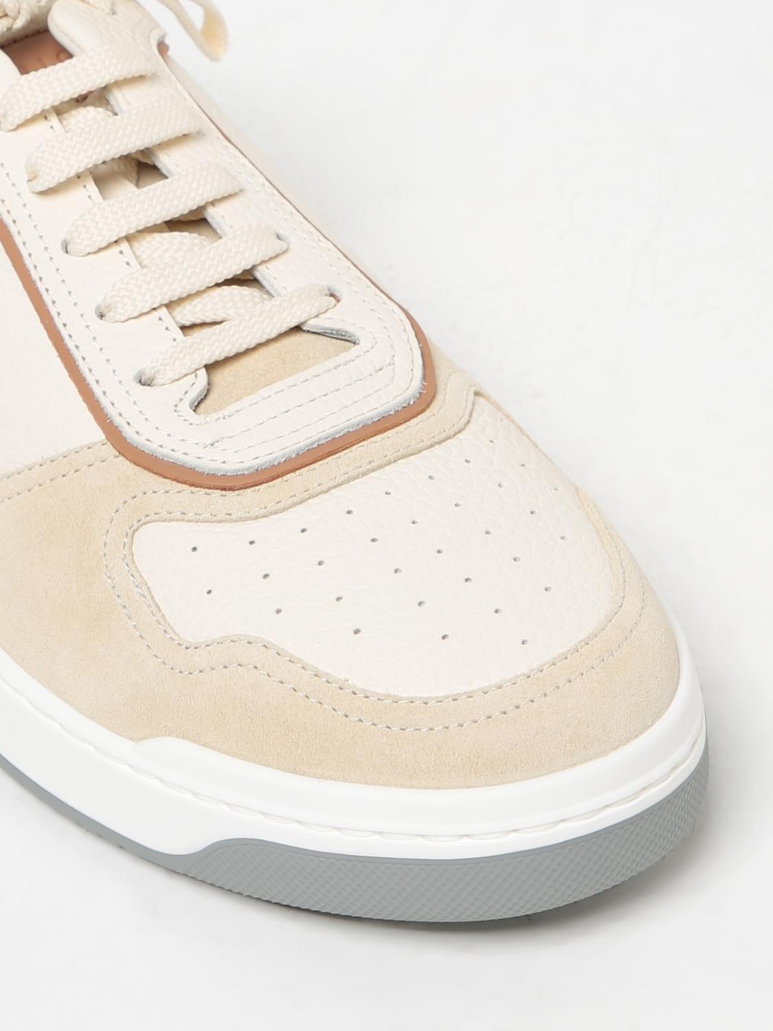 BRUNELLO CUCINELLI SNEAKERS: Sneakers Brunello Cucinelli in pelle a grana, Sabbia - Img 4