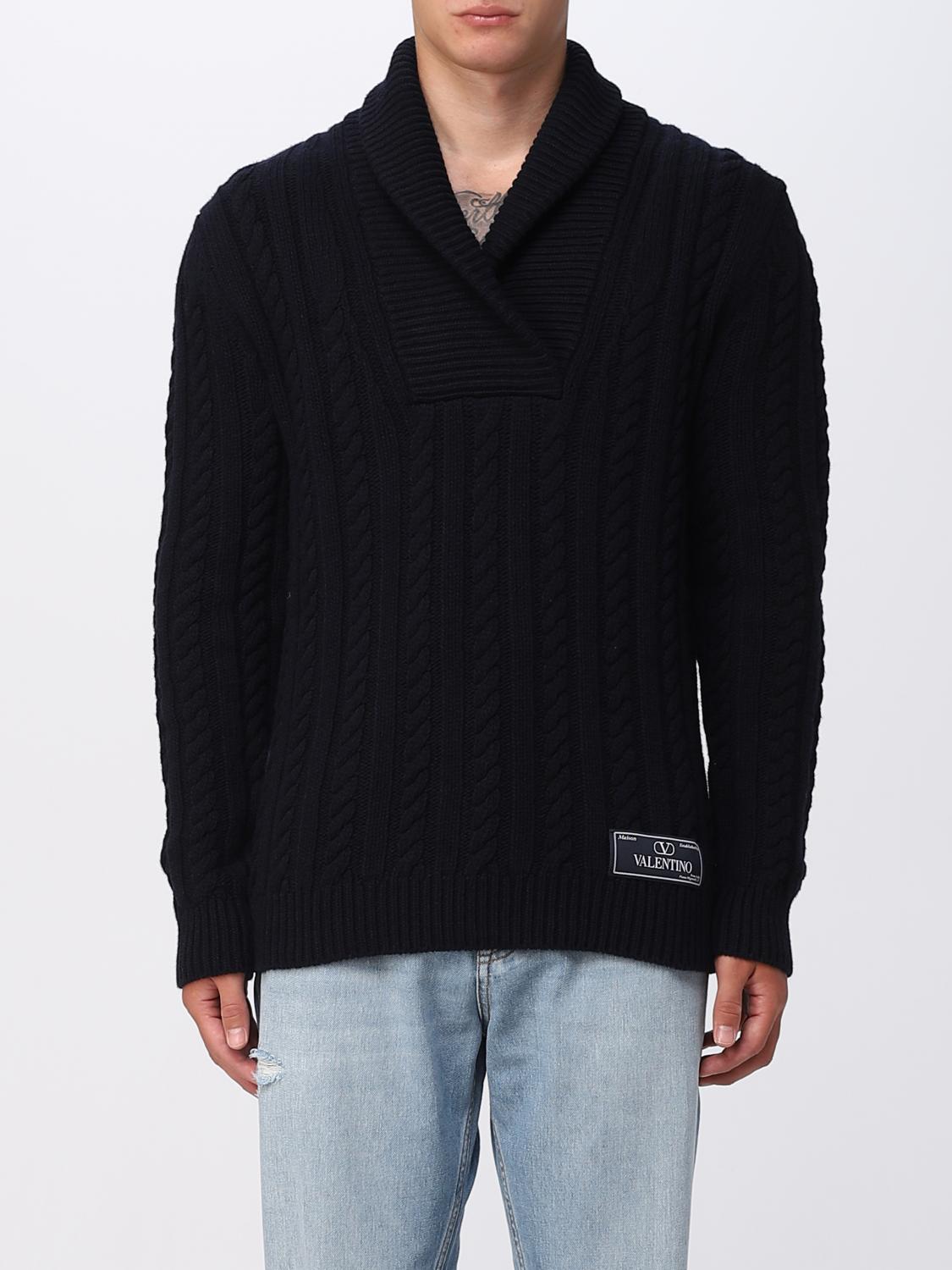 VALENTINO JERSEY: Jersey hombre Valentino, Azul Marino - Img 1