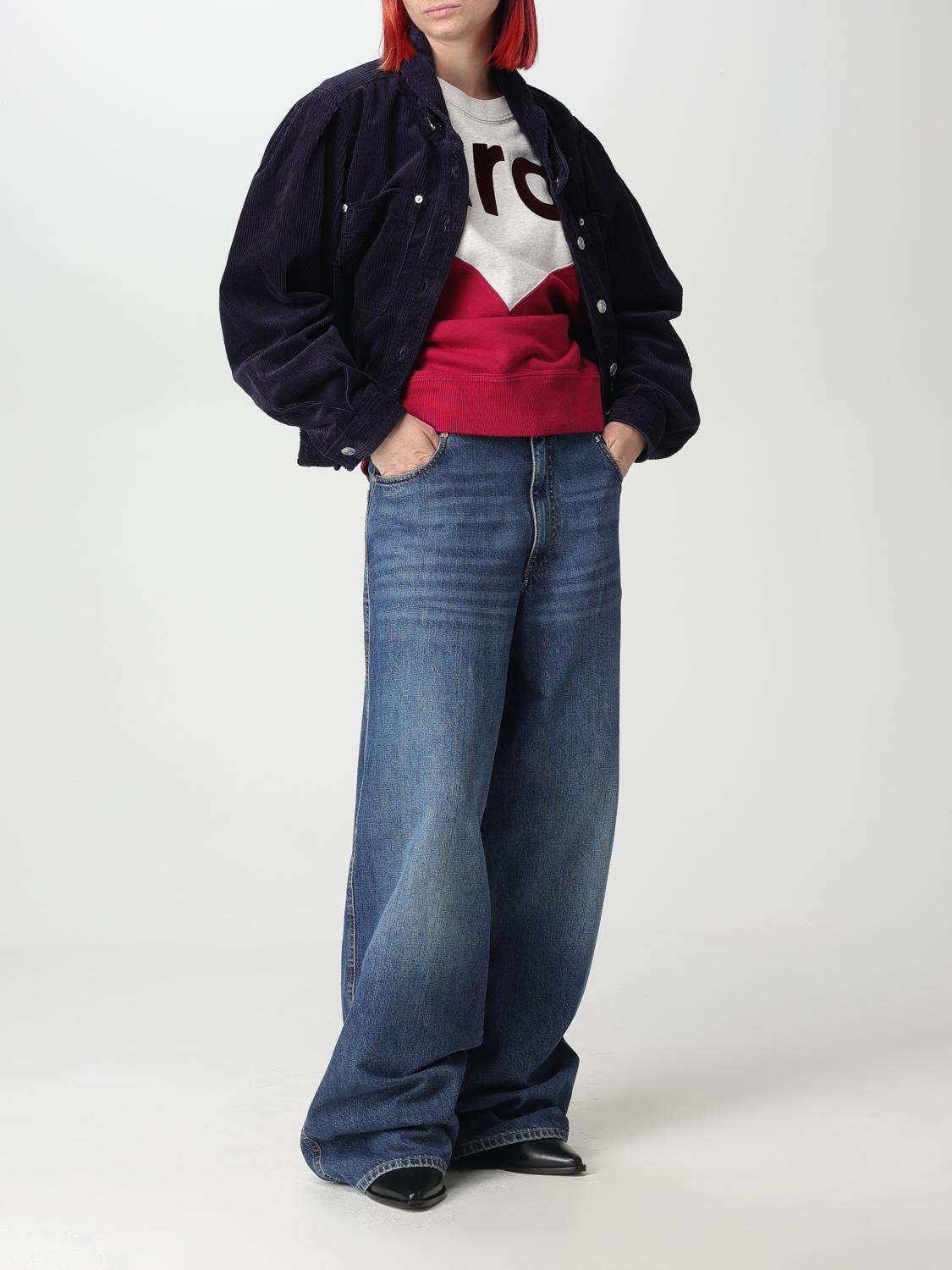 ISABEL MARANT ETOILE SWEATSHIRT: Pullover damen Isabel Marant Etoile, Fuchsia - Img 2