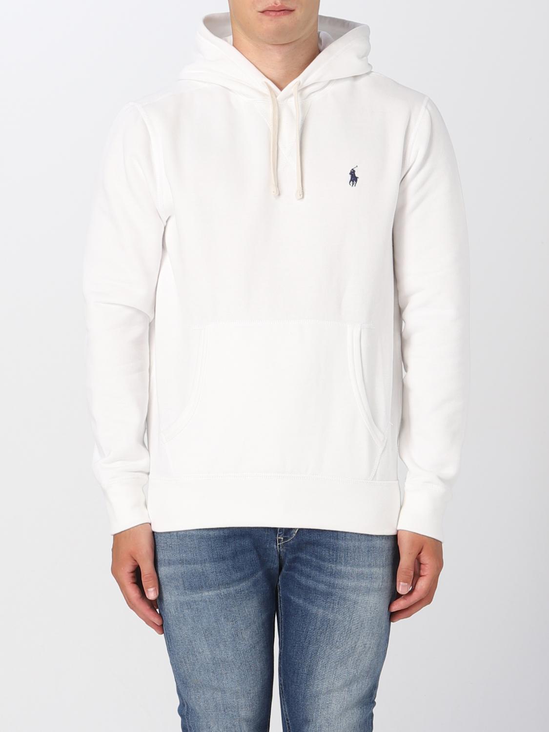 POLO RALPH LAUREN SWEATSHIRT: Pull homme Polo Ralph Lauren, Blanc - Img 1
