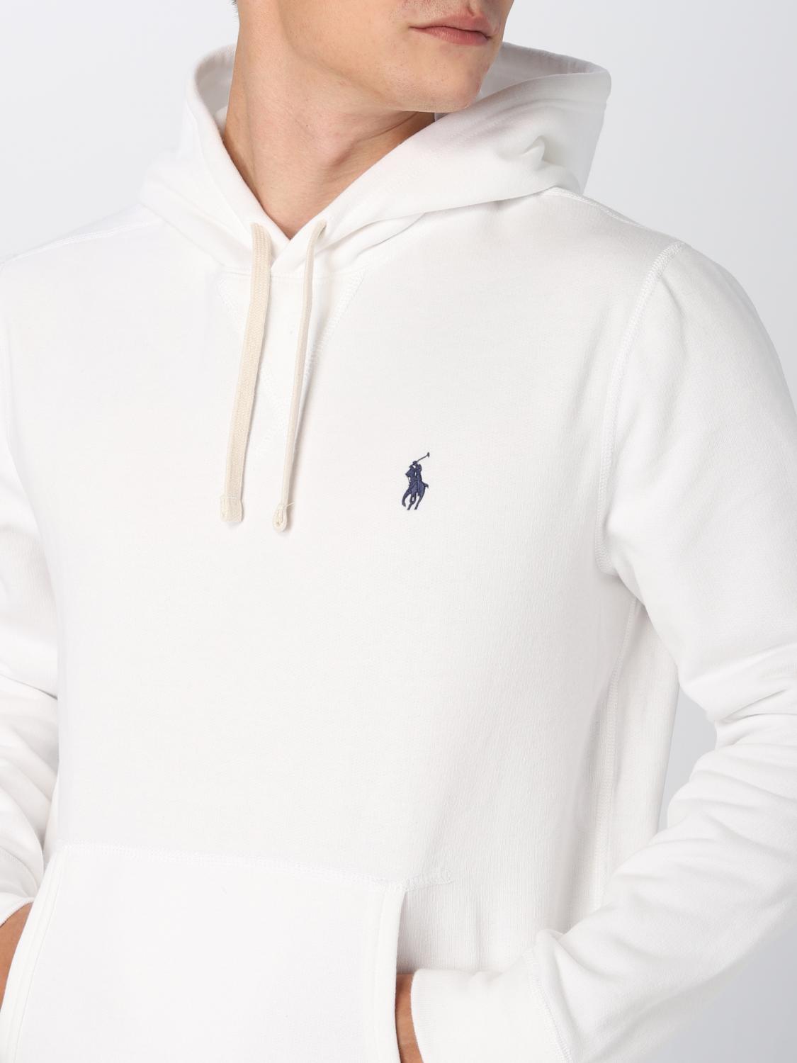 POLO RALPH LAUREN SWEATSHIRT: Pull homme Polo Ralph Lauren, Blanc - Img 3