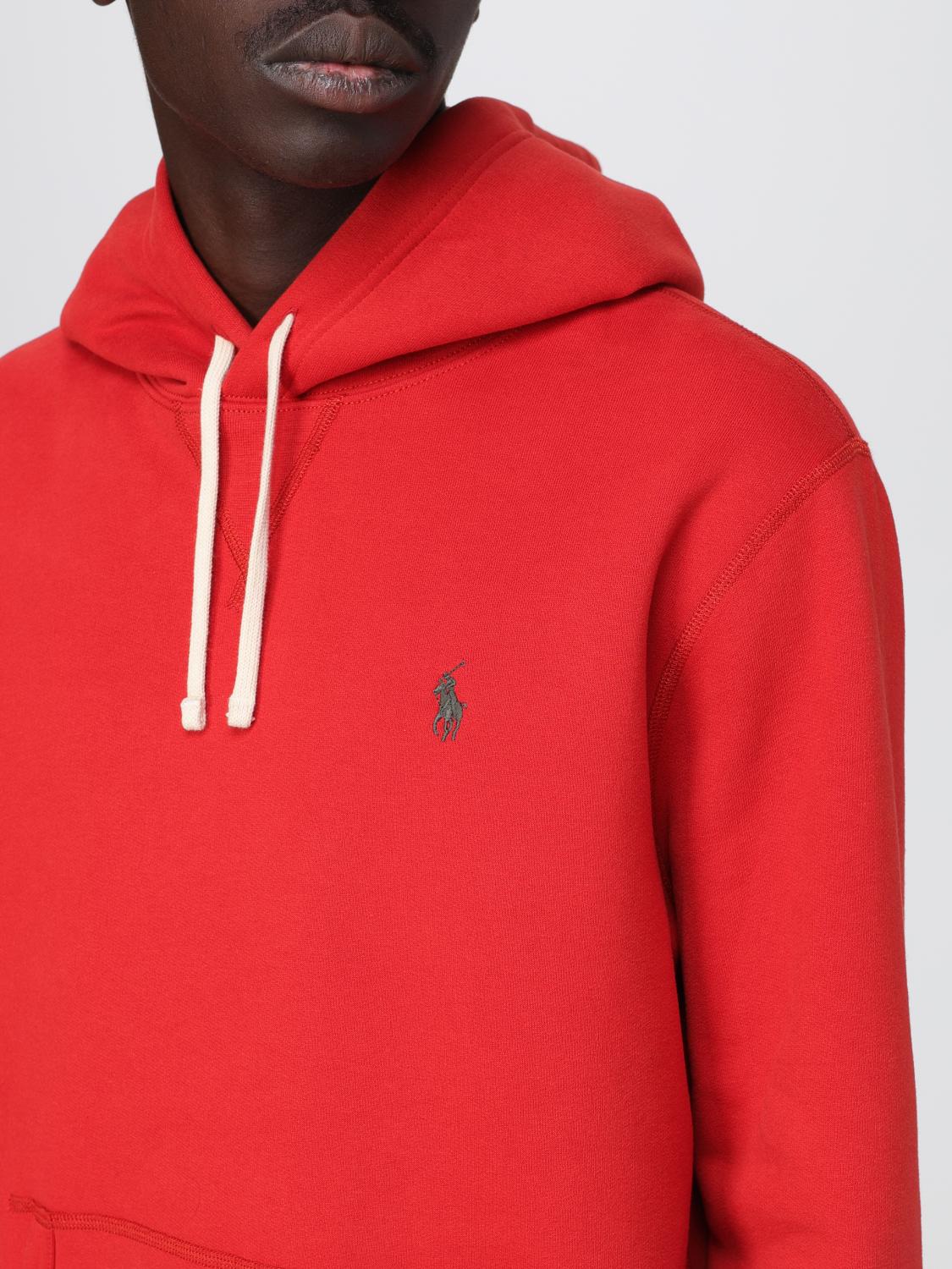 POLO RALPH LAUREN SWEATSHIRT: Pullover herren Polo Ralph Lauren, Orange - Img 3