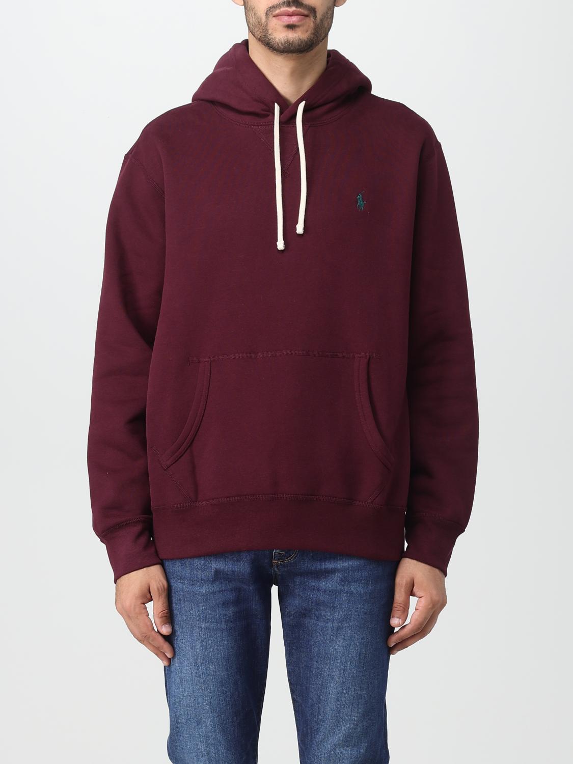 POLO RALPH LAUREN SWEATSHIRT: Pull homme Polo Ralph Lauren, Vin - Img 1