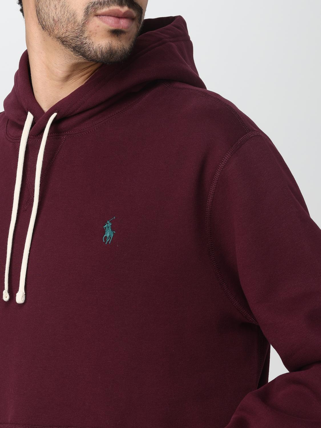 POLO RALPH LAUREN SWEATSHIRT: Pull homme Polo Ralph Lauren, Vin - Img 3