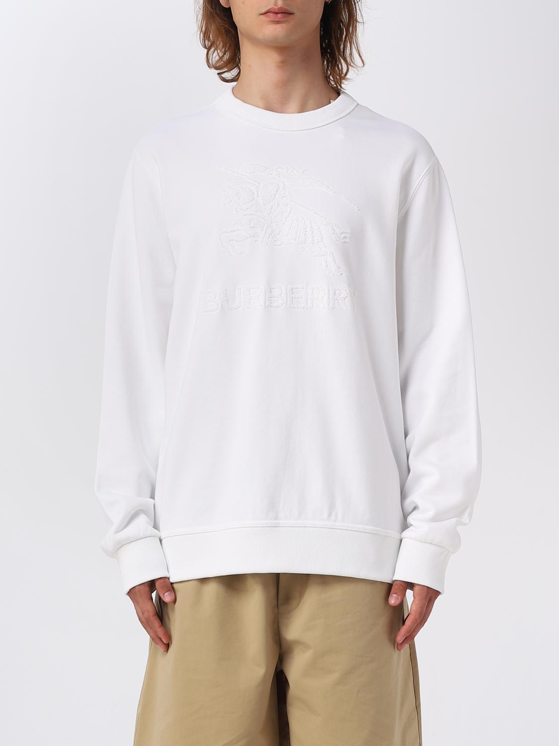 BURBERRY SUDADERA: Sudadera hombre Burberry, Blanco - Img 1