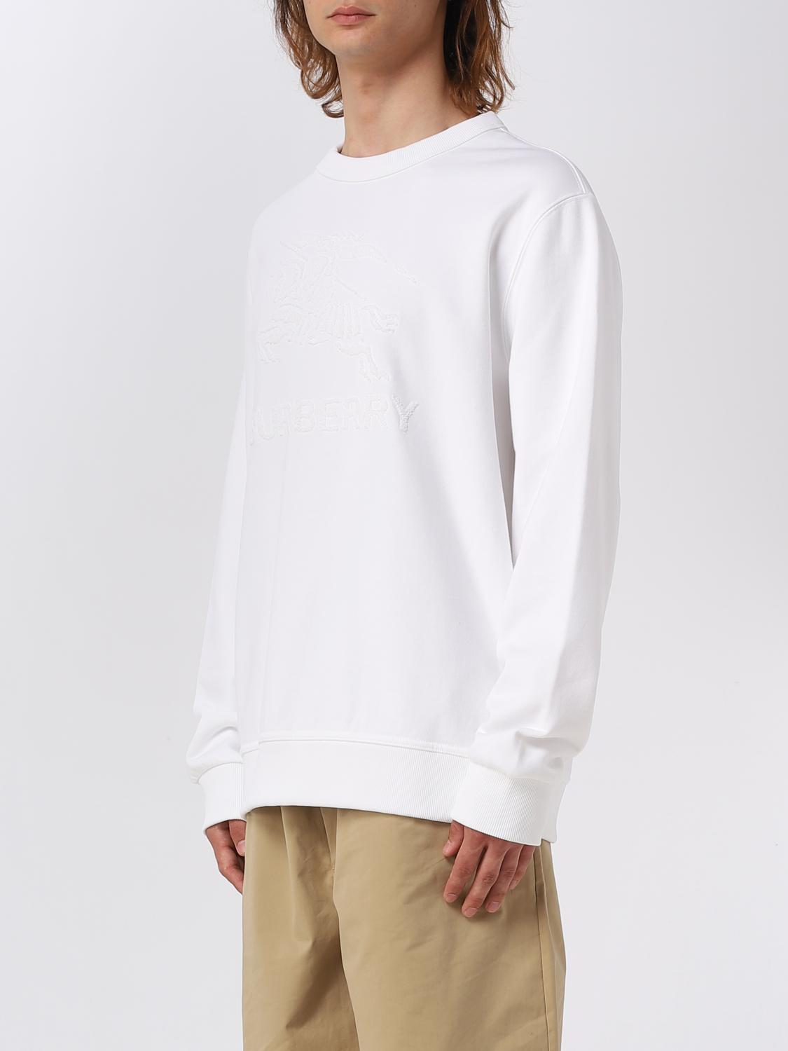 BURBERRY SUDADERA: Sudadera hombre Burberry, Blanco - Img 4