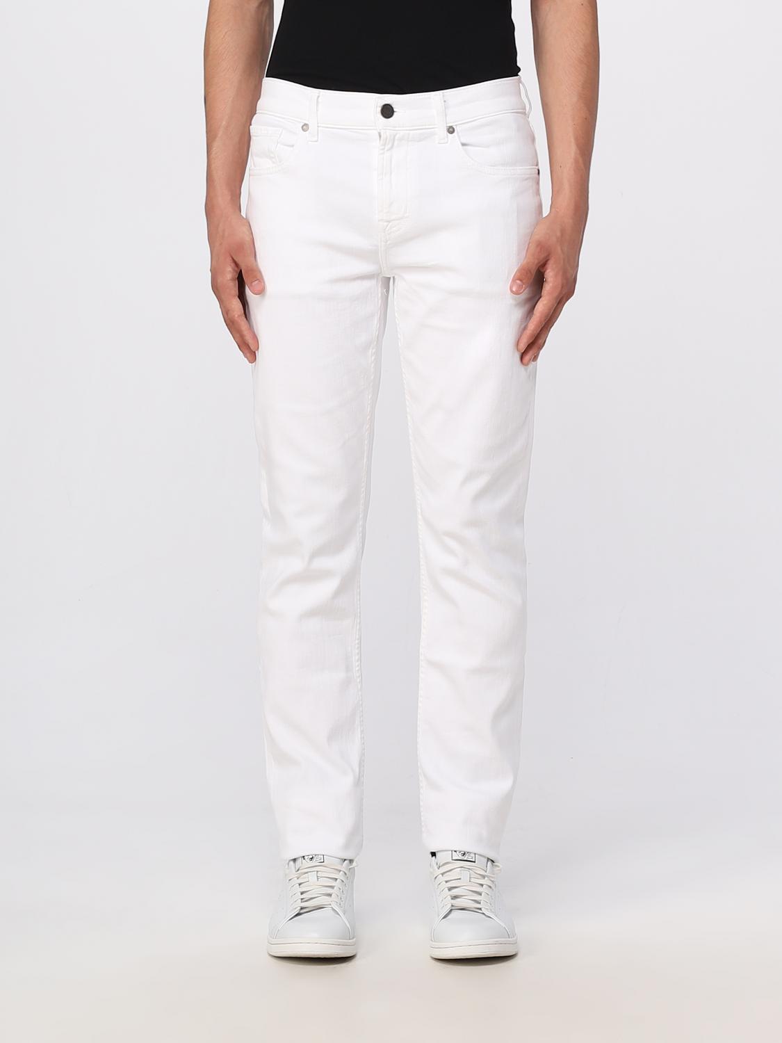 7 FOR ALL MANKIND 청바지: 청바지 남성 7 For All Mankind, 화이트 - Img 1