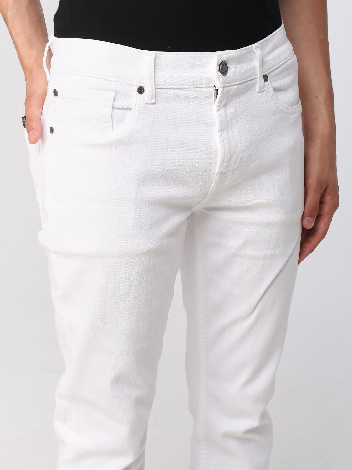 7 FOR ALL MANKIND JEANS: Jeans hombre 7 For All Mankind, Blanco - Img 3