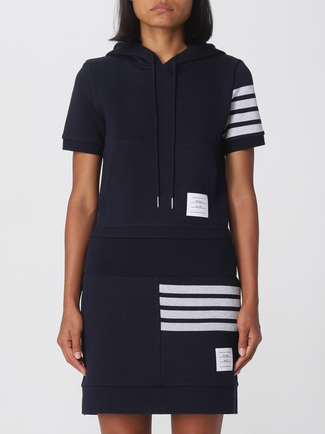 THOM BROWNE SUDADERA: Jersey mujer Thom Browne, Azul Oscuro - Img 1
