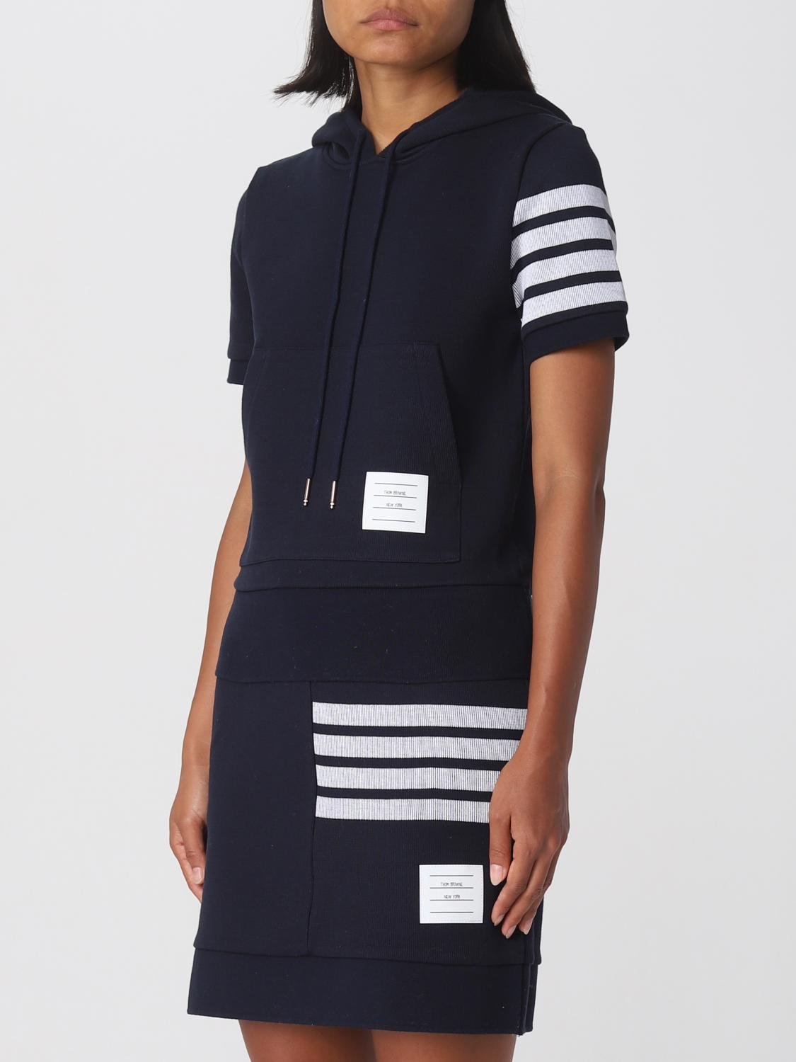 THOM BROWNE SUDADERA: Jersey mujer Thom Browne, Azul Oscuro - Img 4