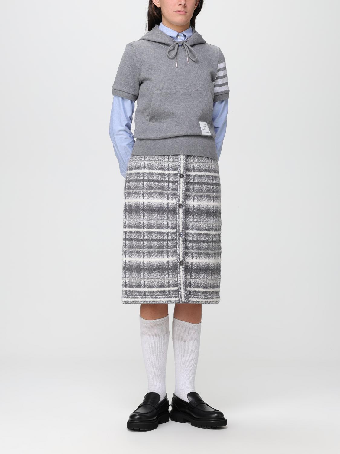 THOM BROWNE SUDADERA: Jersey mujer Thom Browne, Gris - Img 2
