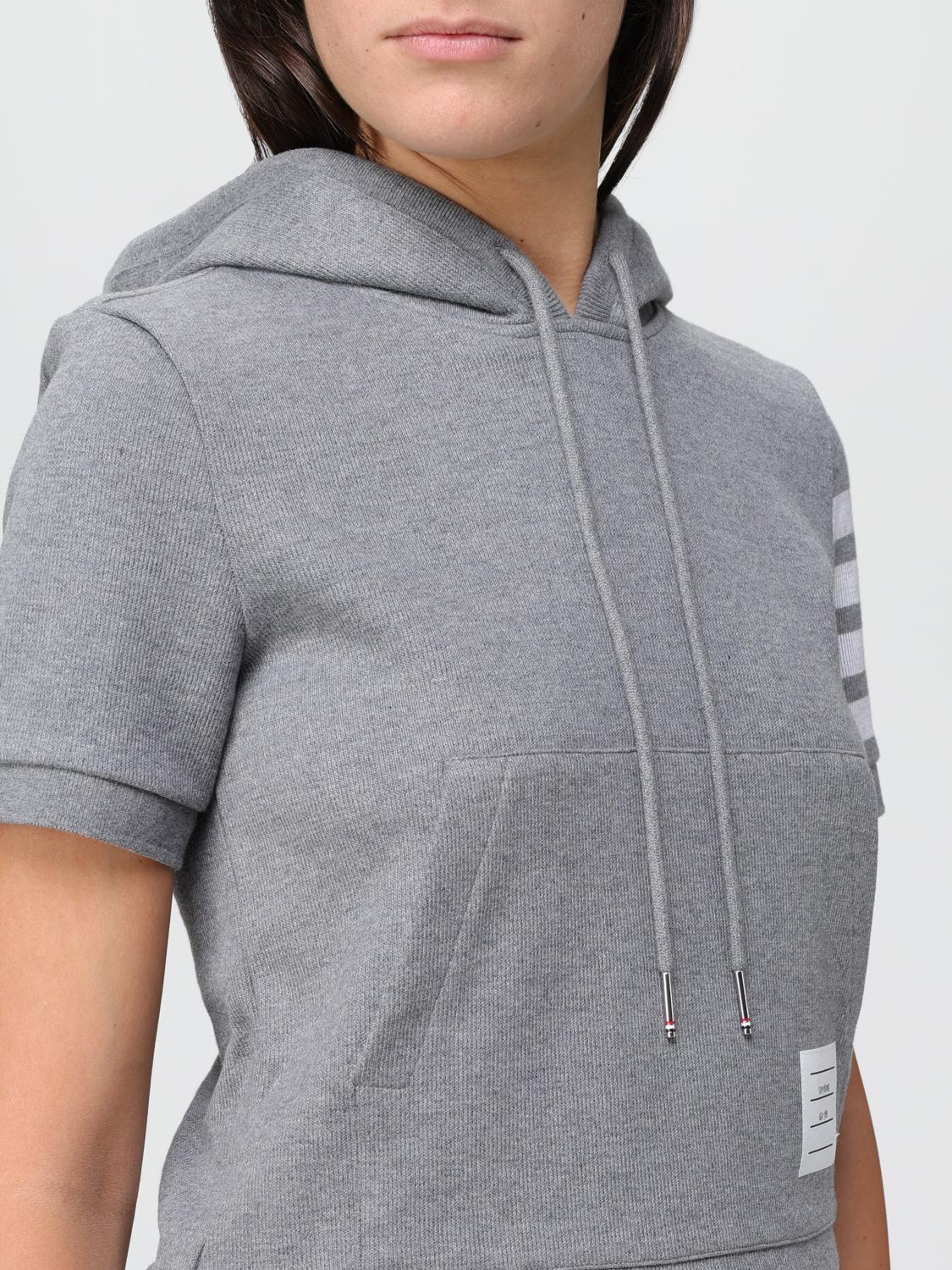 THOM BROWNE SUDADERA: Jersey mujer Thom Browne, Gris - Img 5