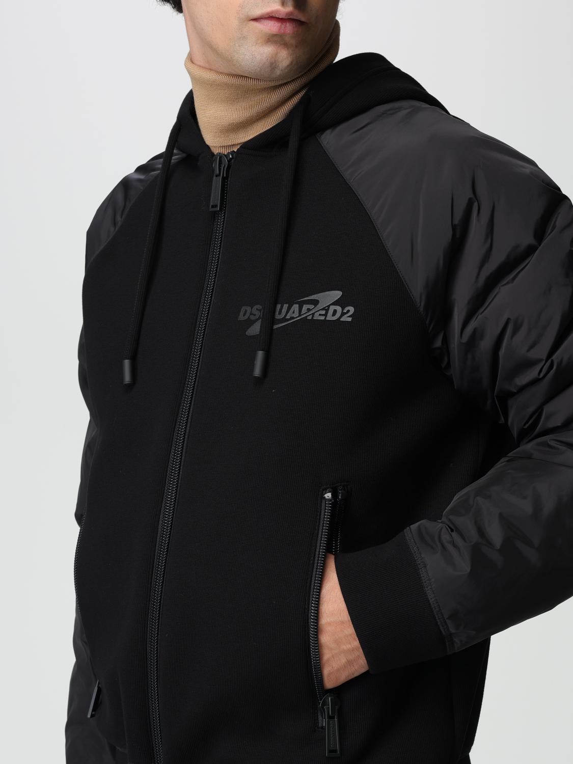 DSQUARED2 VESTE: Sweatshirt homme Dsquared2, Noir - Img 4