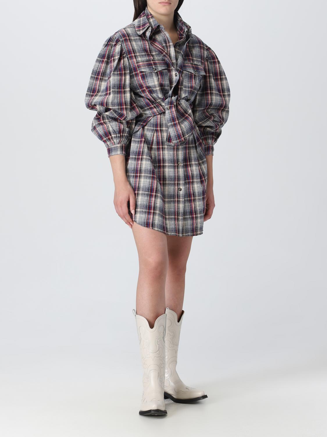 ISABEL MARANT ETOILE CAMISA: Camisa mujer Isabel Marant Etoile, Azul Oscuro - Img 2