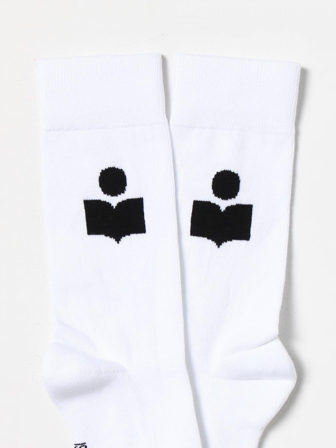 ISABEL MARANT CALCETINES: Lencería mujer Isabel Marant, Blanco - Img 2