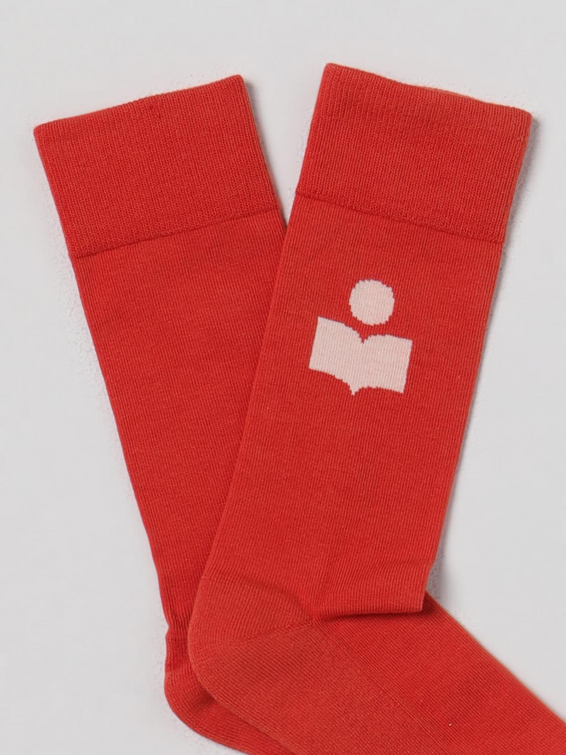 ISABEL MARANT CALCETINES: Lencería mujer Isabel Marant, Naranja - Img 2