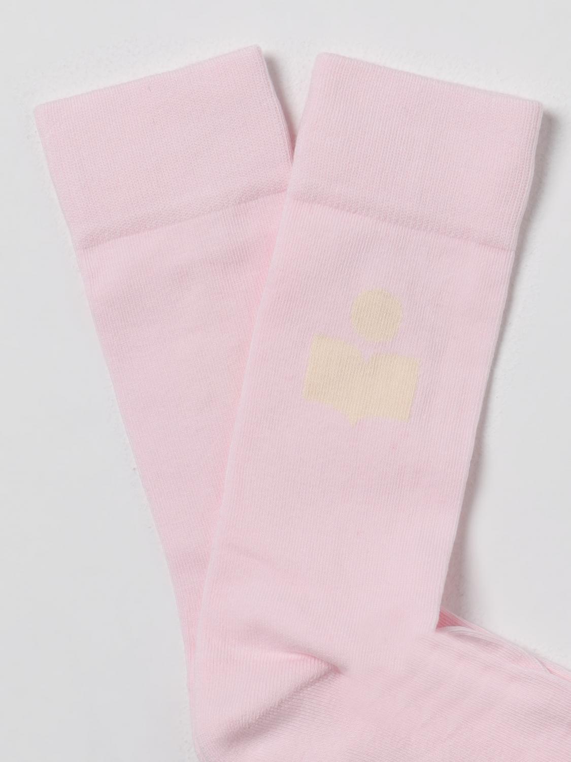 ISABEL MARANT CALCETINES: Lencería mujer Isabel Marant, Rosa - Img 2