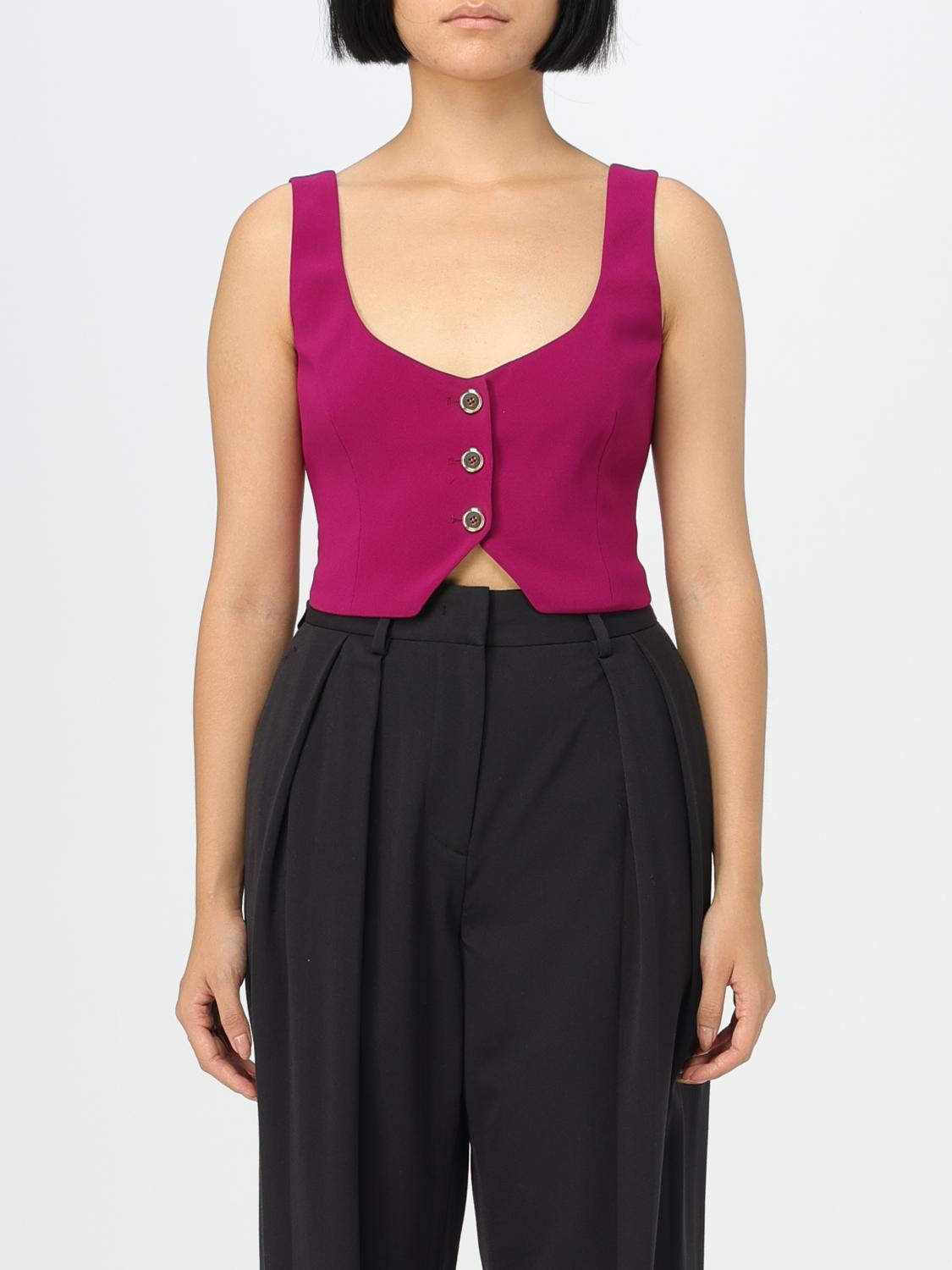 PINKO CHALECO: Americana mujer Pinko, Violeta - Img 1