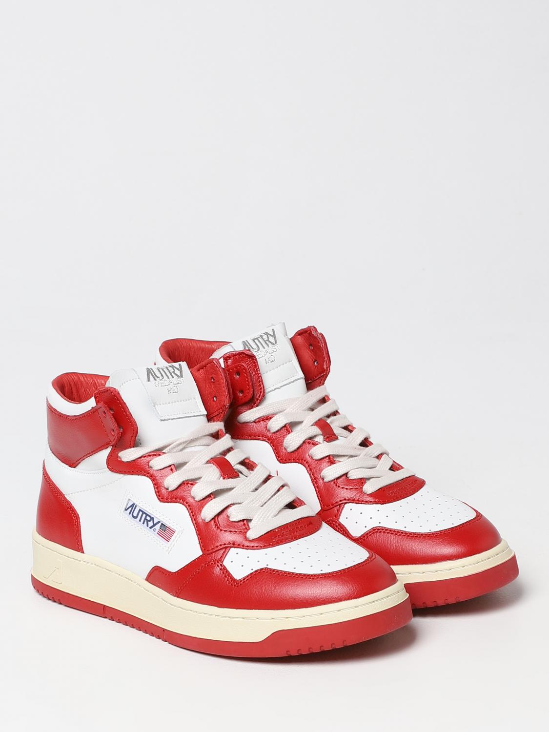 AUTRY SNEAKERS: Medalist Autry leather sneakers, Red - Img 2