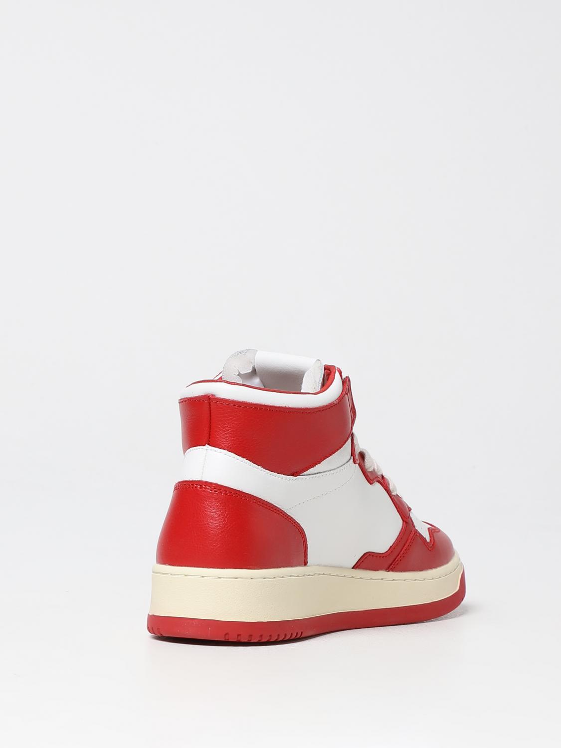 AUTRY SNEAKERS: Medalist Autry leather sneakers, Red - Img 3