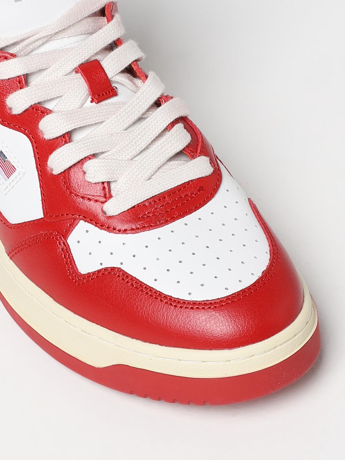 AUTRY SNEAKERS: Medalist Autry leather sneakers, Red - Img 4