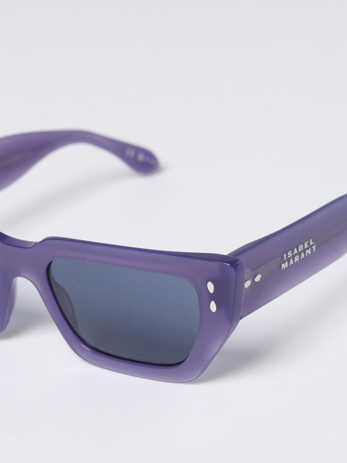 ISABEL MARANT OCCHIALI DA SOLE: Occhiali da sole Isabel Marant in acetato, Viola - Img 4
