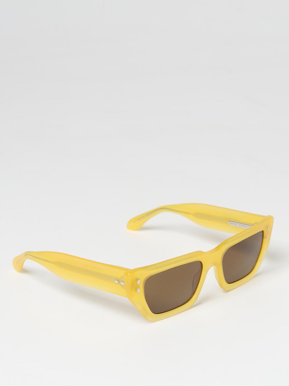 ISABEL MARANT SUNGLASSES: Isabel Marant sunglasses in acetate, Gold - Img 1