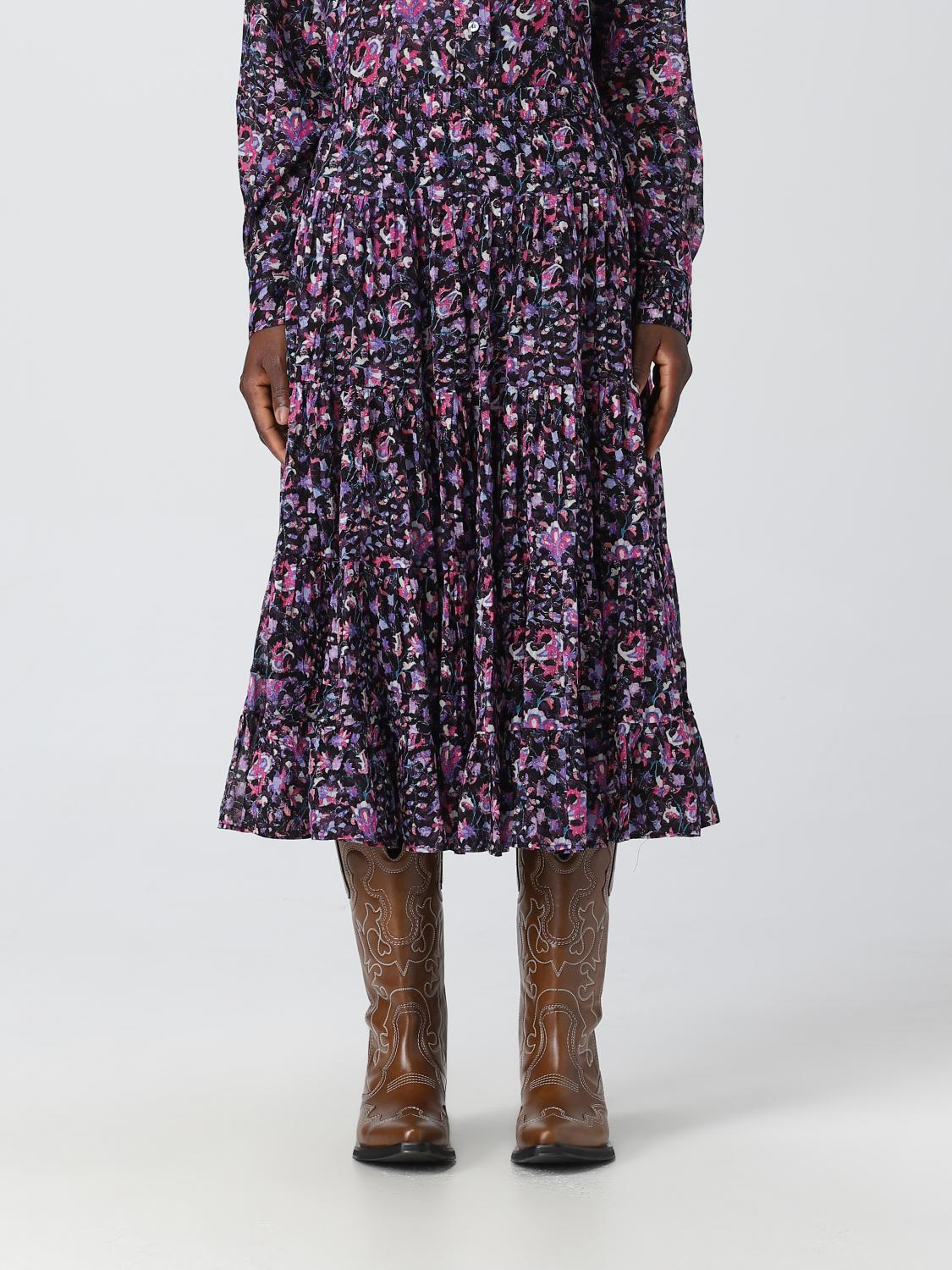 ISABEL MARANT ETOILE ROCK: Rock damen Isabel Marant Etoile, Violett - Img 1