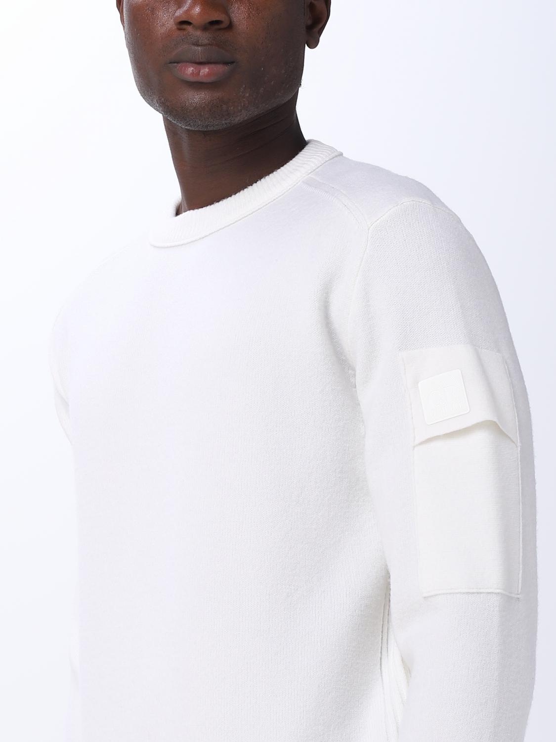 C.P. COMPANY JERSEY: Jersey hombre C.P. Company, Blanco - Img 4