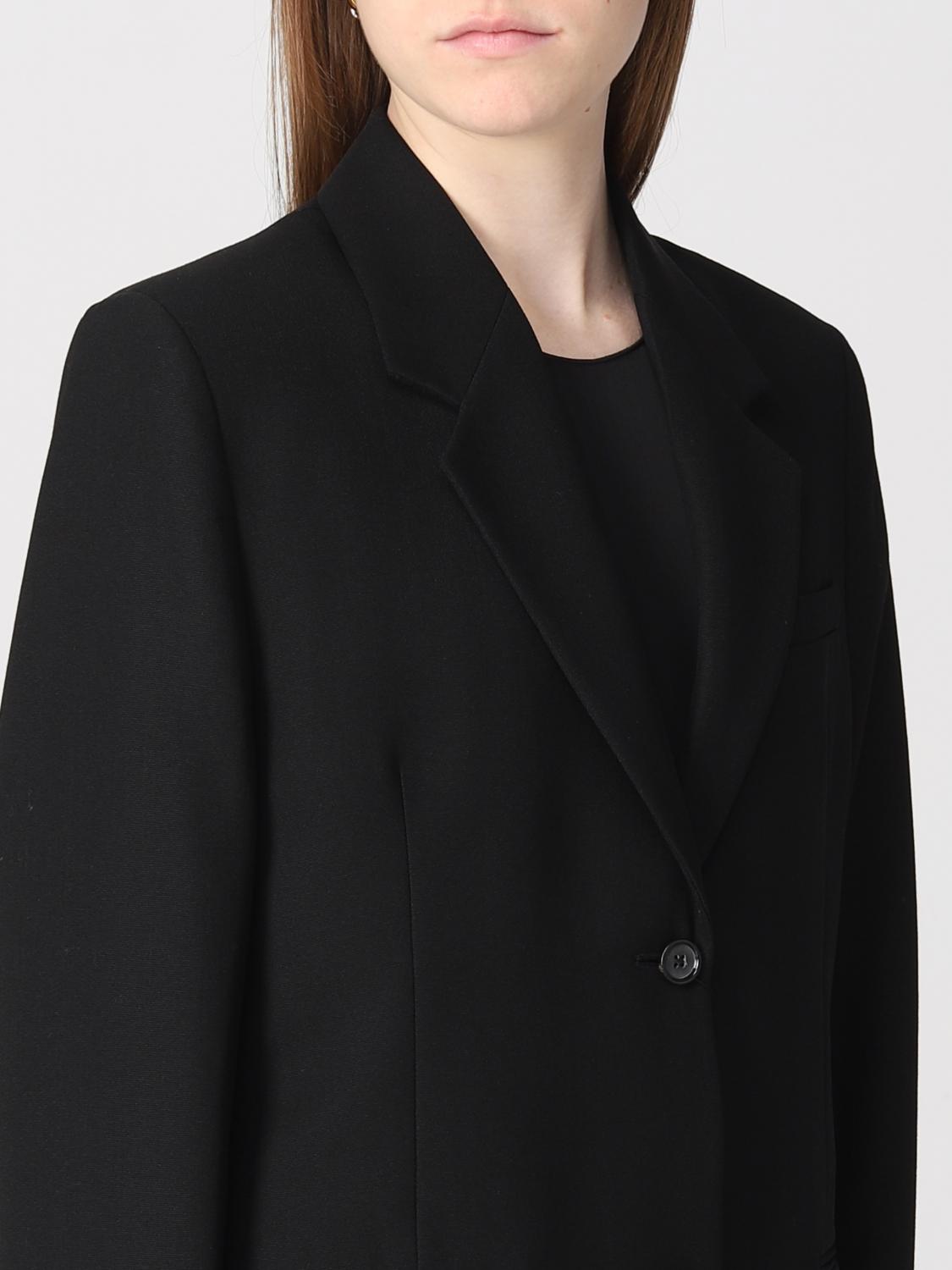 【関税込み】TOTEME ブラック ストレート テーラードジャケット TOTEME Straight シングルジャケット | ブラック | FARFETCH JP