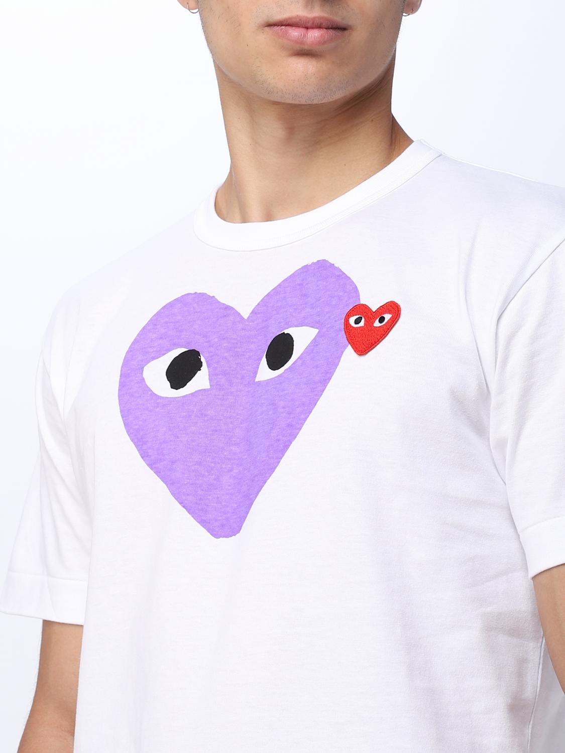 Comme Des Garçons Play Tシャツ メンズ - バイオレット | P1T106