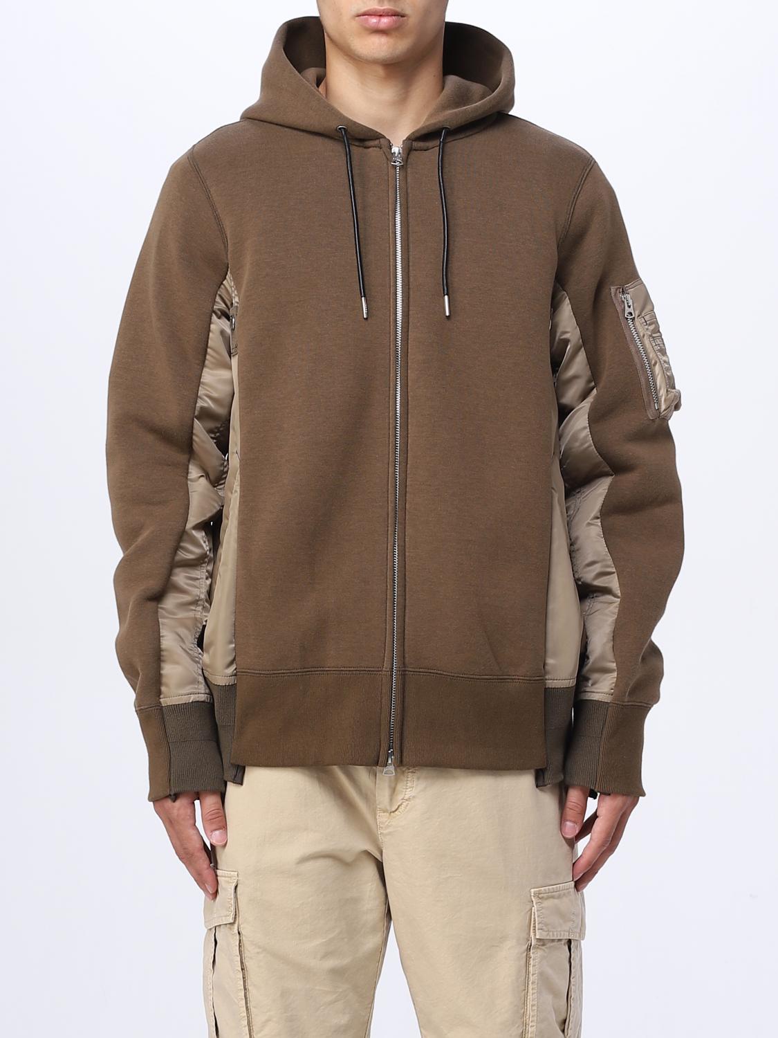 SACAI SWEATSHIRT: Sweatshirt homme Sacai, Beige - Img 1