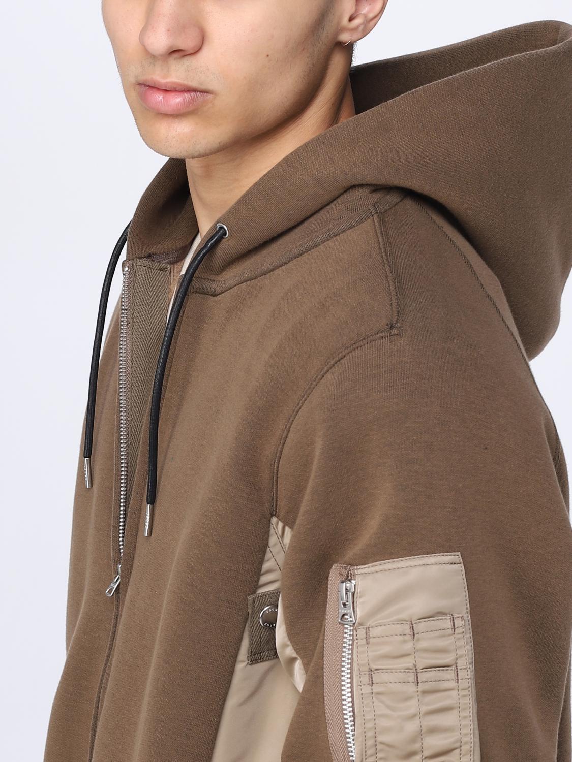 SACAI SWEATSHIRT: Sweatshirt homme Sacai, Beige - Img 5