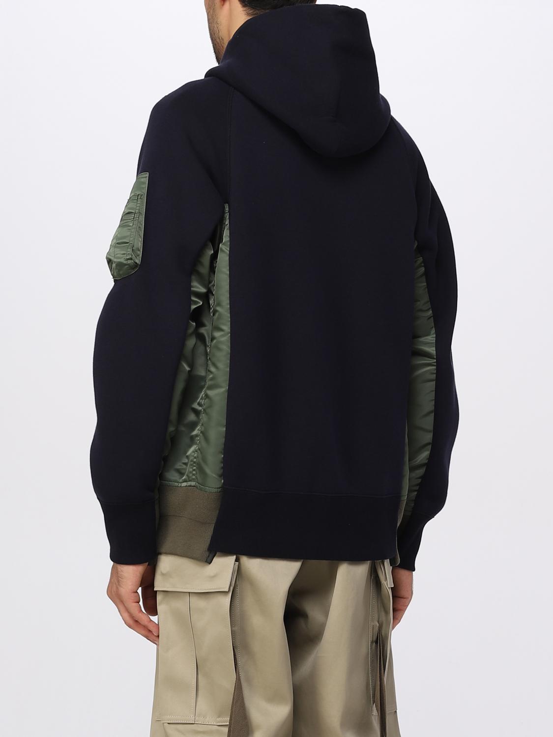 SACAI SWEATSHIRT: Sweatshirt men Sacai, Navy - Img 3